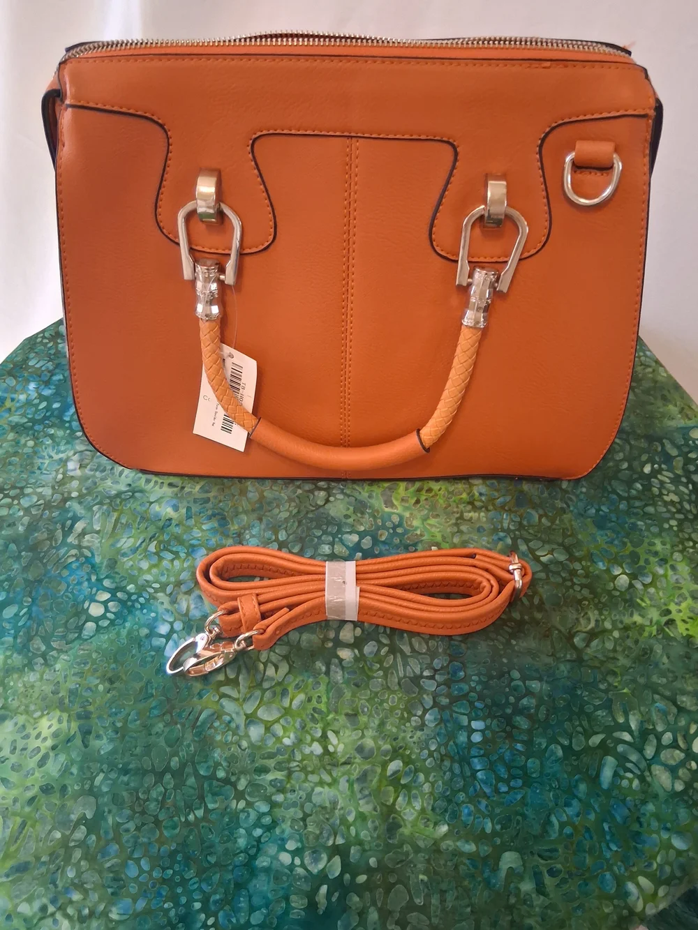 Women’s Structured Satchel Handbag - Tan